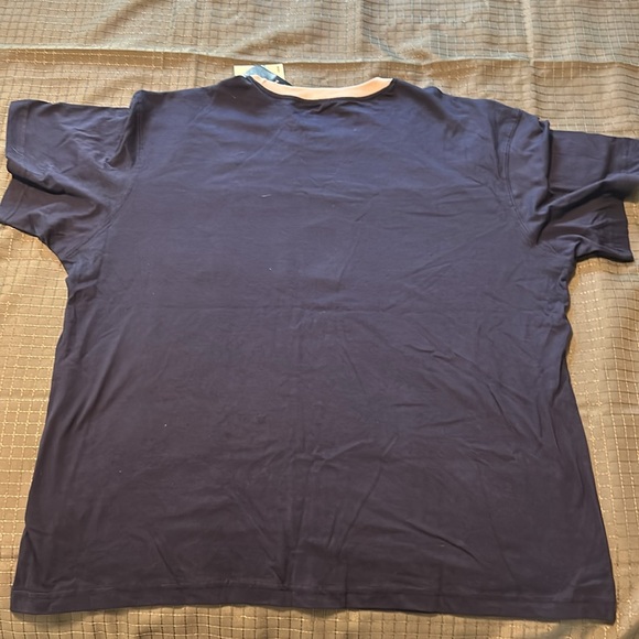 NWT Champion t-shirt Size XL. Blue with pink square and Collar - Picture 4 of 4
